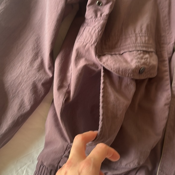 Vintage Lightweight Dusty Mauve Bomber Jacket - Picture 7 of 14